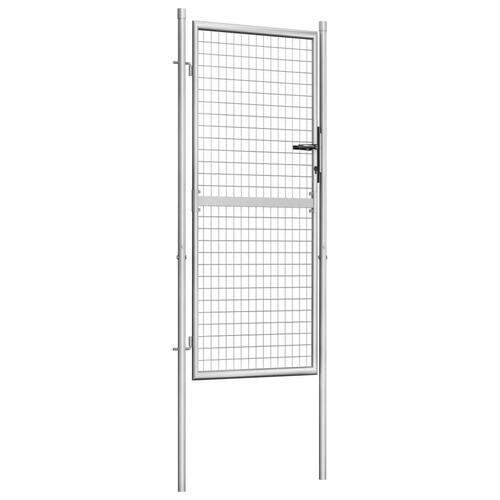 Havelåge galvaniseret stål 105x225 cm sølvfarvet