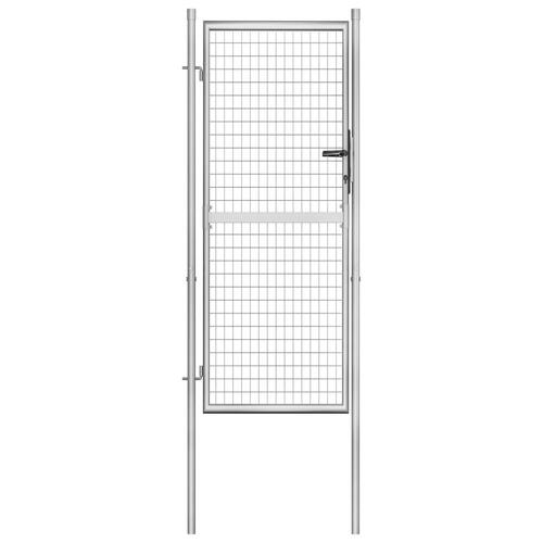 Havelåge galvaniseret stål 105x250 cm sølvfarvet