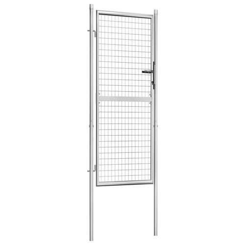 Havelåge galvaniseret stål 105x250 cm sølvfarvet