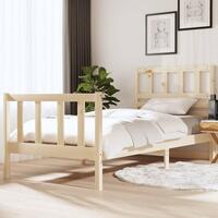Sengeramme 90x190 cm Single massivt træ
