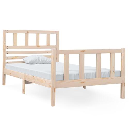 Sengeramme 90x190 cm Single massivt træ