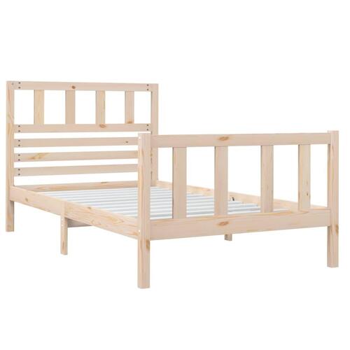Sengeramme 90x190 cm Single massivt træ