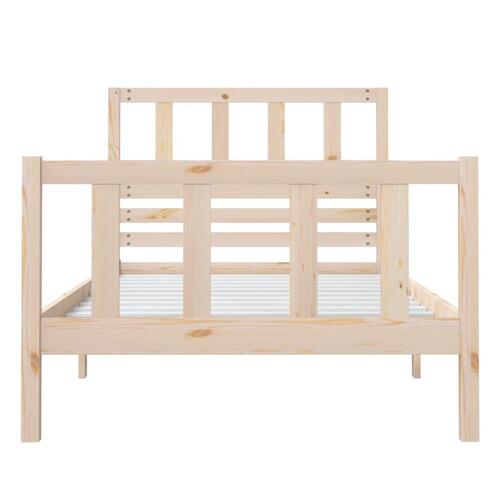 Sengeramme 90x190 cm Single massivt træ