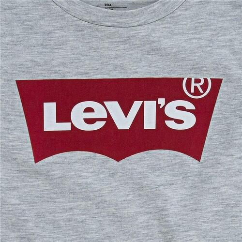 Børne Kortærmet T-shirt Levi's Batwing Lysegrå 14 år