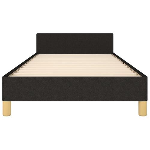 Sengeramme uden madras 90x200 cm stof sort