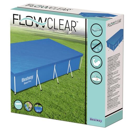 poolovertræk Flowclear 400 x 211 cm