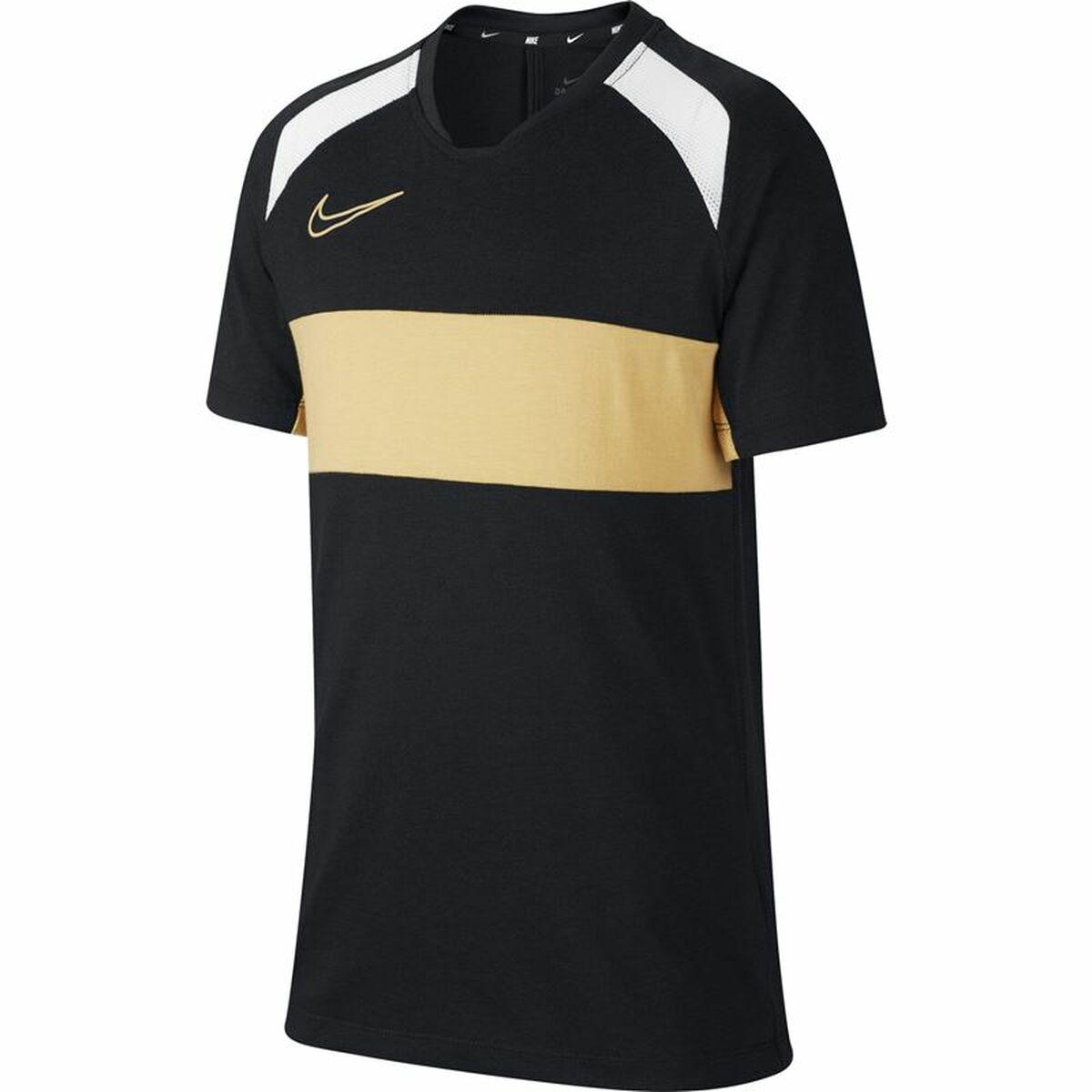 Kortærmet T-shirt til Mænd Nike Dri-FIT Sort 8-10 år