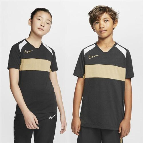 Kortærmet T-shirt til Mænd Nike Dri-FIT Sort 8-10 år