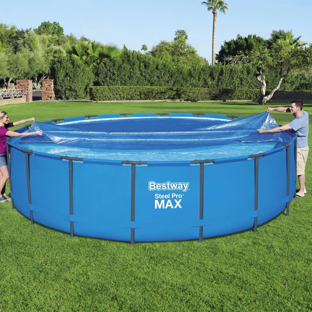 Bestway solopvarmet poolovertræk Flowclear 549 cm