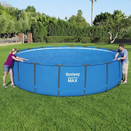 Bestway solopvarmet poolovertræk Flowclear 549 cm