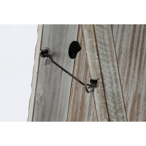 Fritstående spejl Hvid Mangotræ Træ MDF Cottage (51 x 6 x 182 cm)
