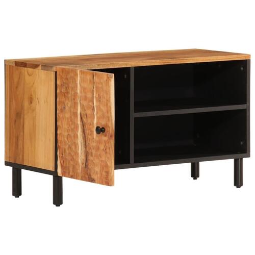 Tv-bord 80x33x46 cm massivt akacietræ