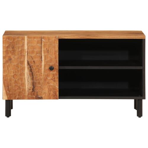 Tv-bord 80x33x46 cm massivt akacietræ
