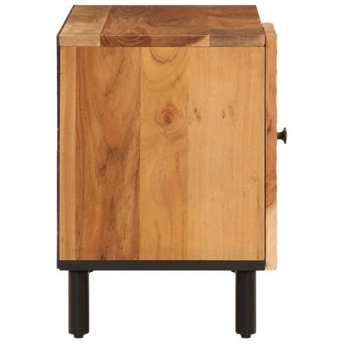 Tv-bord 80x33x46 cm massivt akacietræ