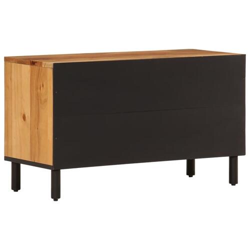 Tv-bord 80x33x46 cm massivt akacietræ