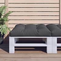 Hynde til pallesofa 70x70x10 cm sort