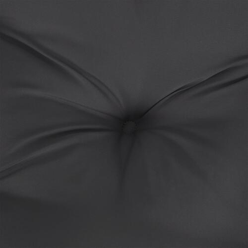 Hynde til pallesofa 70x70x10 cm sort (OUTLET B)