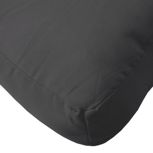 Hynde til pallesofa 70x70x10 cm sort (OUTLET B)