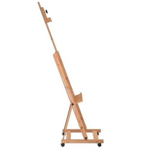 Staffeli 55x53,5x178 cm massivt bøgetræ