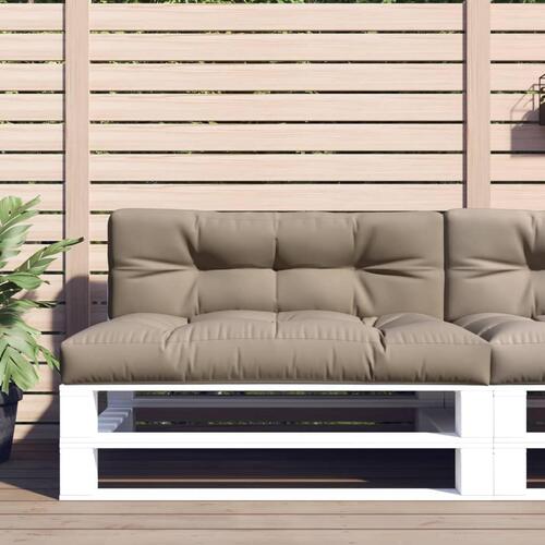 Hynder til pallesofa 2 stk. gråbrun (OUTLET A)