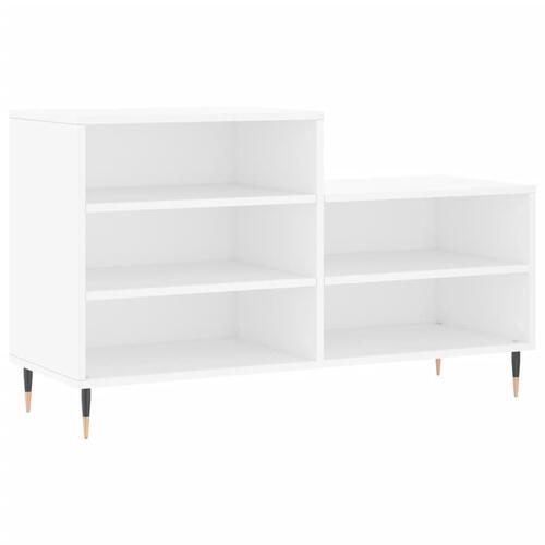 Skoreol 102x36x60 cm konstrueret træ hvid
