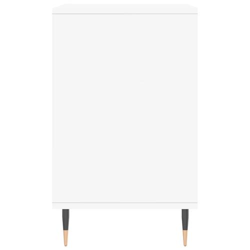 Skoreol 102x36x60 cm konstrueret træ hvid