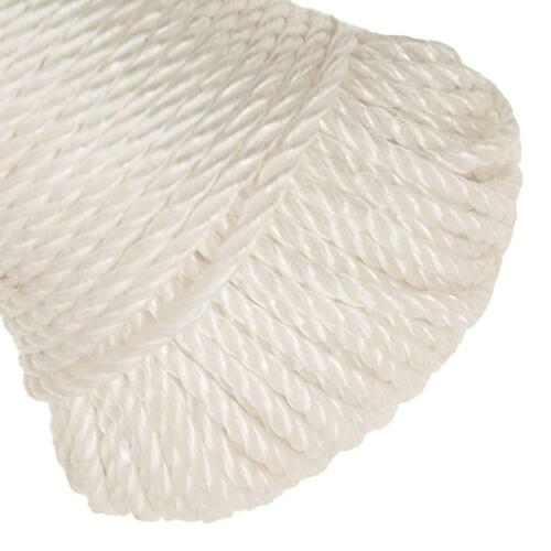 Arbejdsreb 3 mm 50 m polypropylen hvid
