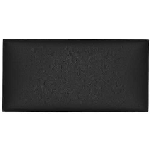 Vægpaneler 12 stk. 60x30 cm 2,16 m² kunstlæder sort