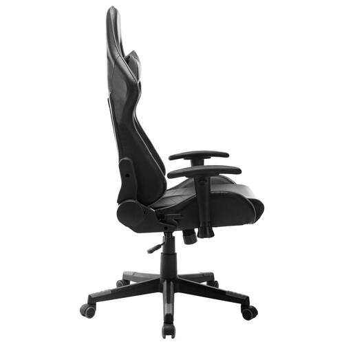 Gamingstol kunstlæder sort og grå