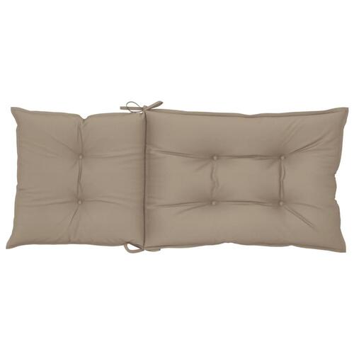 Hynder til havestol 6 stk. 120x50x7 cm gråbrun (OUTLET A)