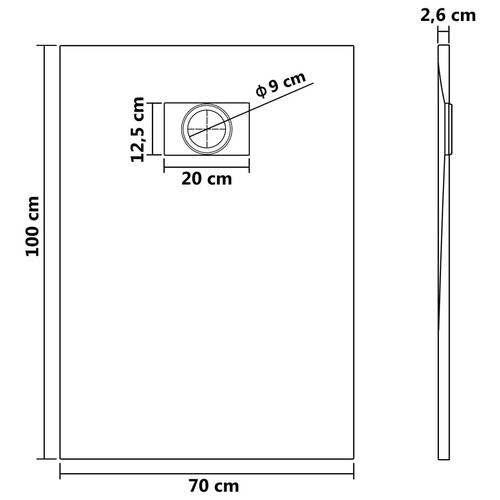 Brusekar SMC 100 x 70 cm sort