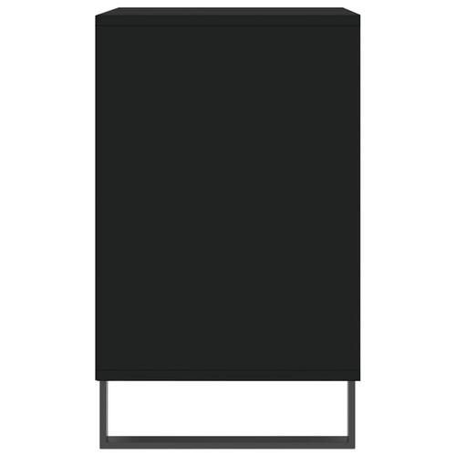 Skoreol 102x36x60 cm konstrueret træ sort