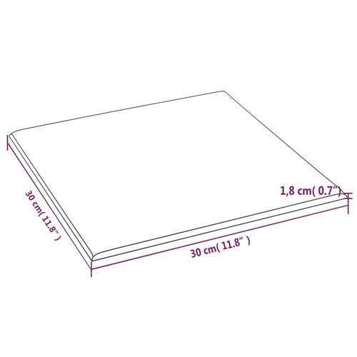Vægpaneler 12 stk. 30x30 cm 1,08 m² kunstlæder brun