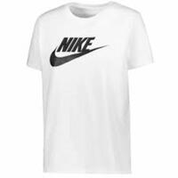 Kortærmet T-shirt til Kvinder TEE ESSENTL Nike ICN DX7906 100 Hvid S