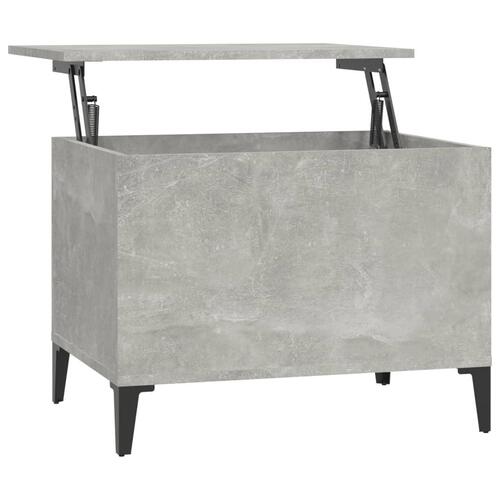 Sofabord 60x44,5x45 cm konstrueret træ betongrå
