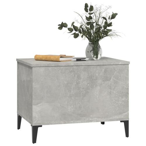 Sofabord 60x44,5x45 cm konstrueret træ betongrå