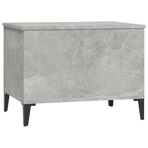 Sofabord 60x44,5x45 cm konstrueret træ betongrå