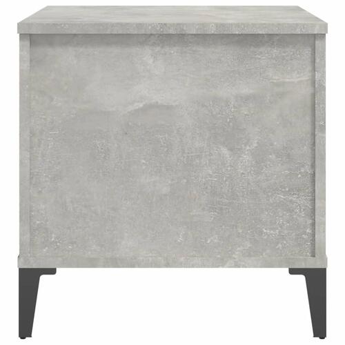 Sofabord 60x44,5x45 cm konstrueret træ betongrå