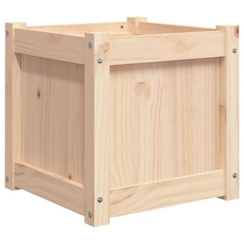 Plantekasse 40x40x40 cm massivt fyrretræ