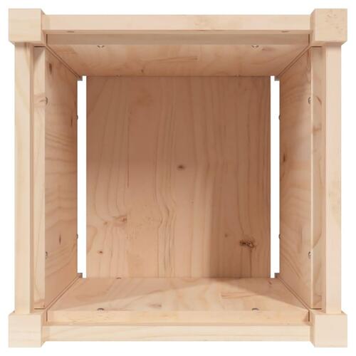 Plantekasse 40x40x40 cm massivt fyrretræ