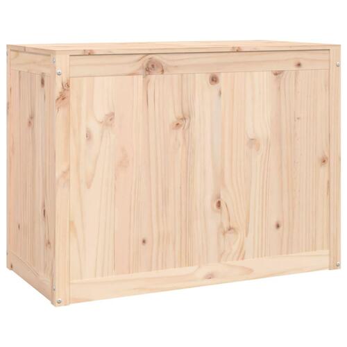 Vasketøjskurv 88,5x44x66 cm massivt fyrretræ