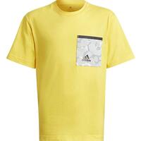 Børne Kortærmet T-shirt Adidas Future Pocket Gul 13-14 år
