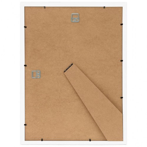 Billedrammer 3 stk. til væg eller bord 50x70 cm MDF hvid
