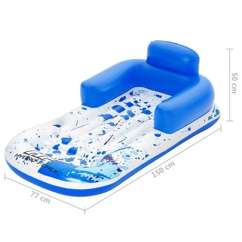 Bestway bademadras Hydro-Force 150x77x50 cm blå