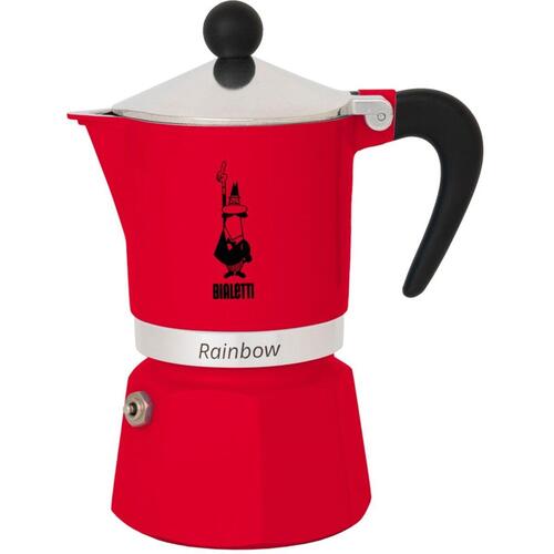 Italiensk Kaffekande Bialetti Rainbow Rød Metal Aluminium 60 ml