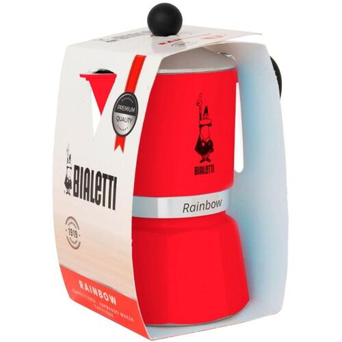 Italiensk Kaffekande Bialetti Rainbow Rød Metal Aluminium 60 ml