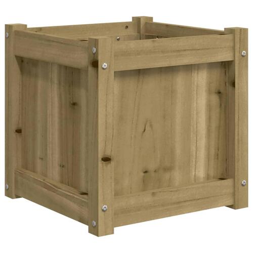 Plantekasse 40x40x40 cm imprægneret fyrretræ
