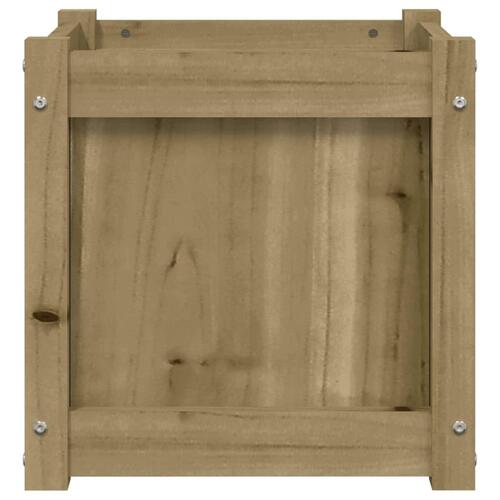 Plantekasse 40x40x40 cm imprægneret fyrretræ
