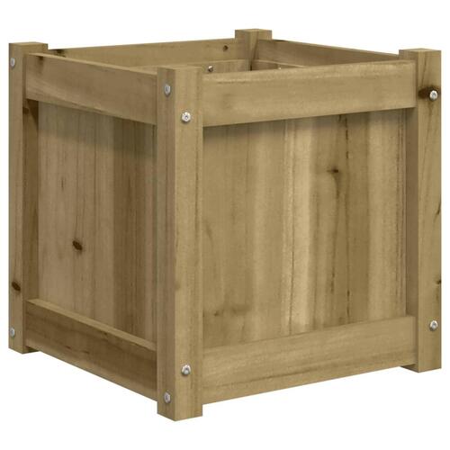 Plantekasse 40x40x40 cm imprægneret fyrretræ