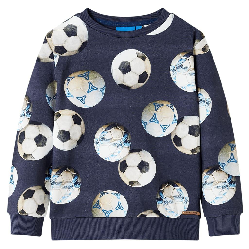 Sweatshirt til børn str. 92 marineblå billede